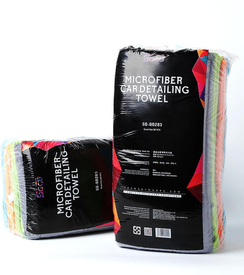 sgcb microfiber towels for car detailing wash dry