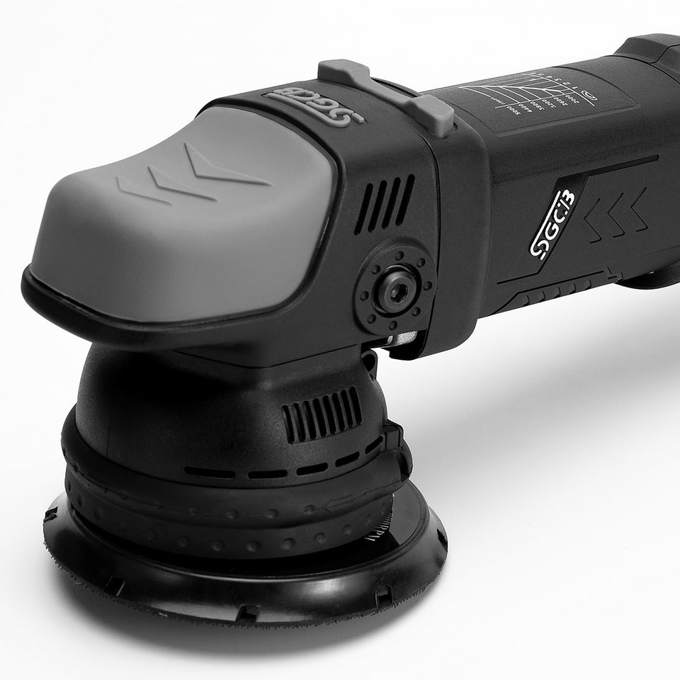 SGCB Pro Rotary Polisher 5" DA Polisher Variable Speed Soft Start Constant No Load Speed Electrical Dial Self-Locking