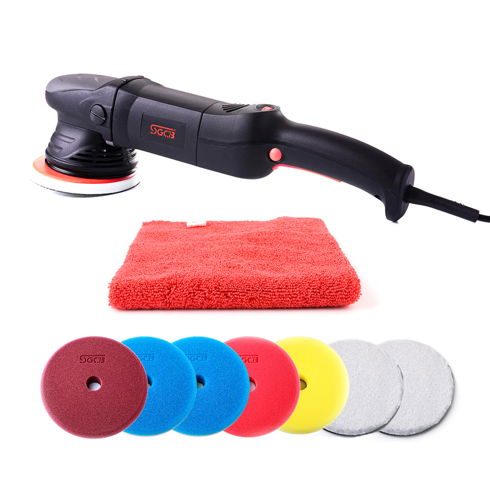 SGCB Pro 5" DA Car Polisher Dual Action Random Orbit Polisher Kit