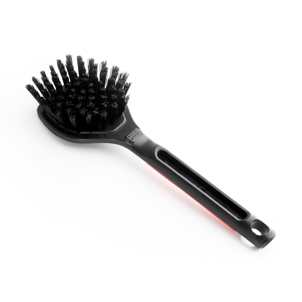 Tire Brush Ergonomic Grip with Long Handle