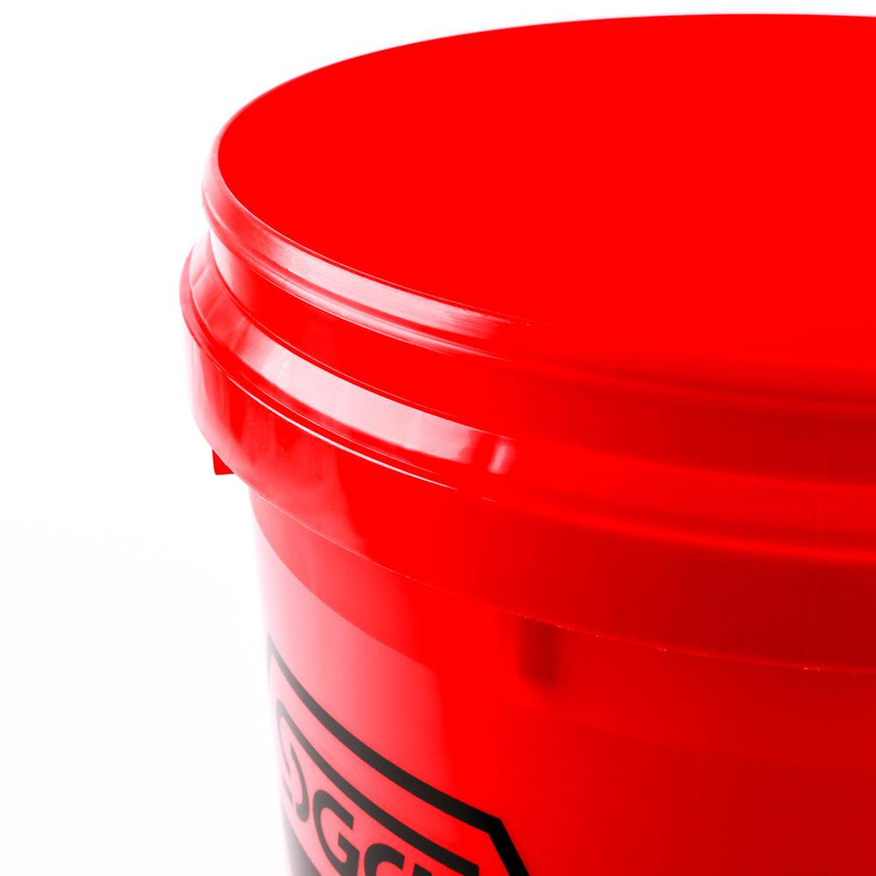 Car Cleaning Detailing Bucket Auto Finesse Bucket, Red - SGCB AUTOCARE