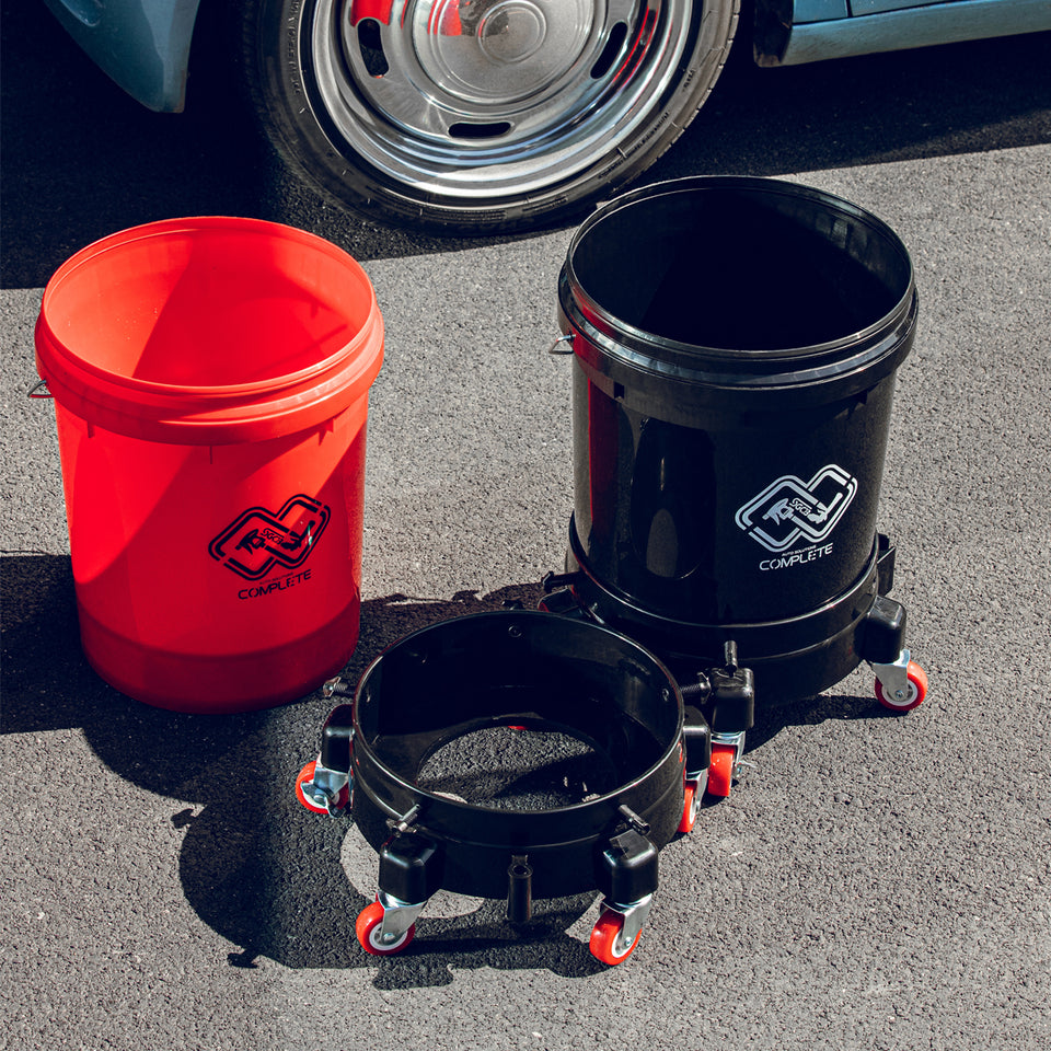 SGCB 12 Inch Removable Rolling Bucket Dolly for 4.4 Gal Bucket Car Wash System