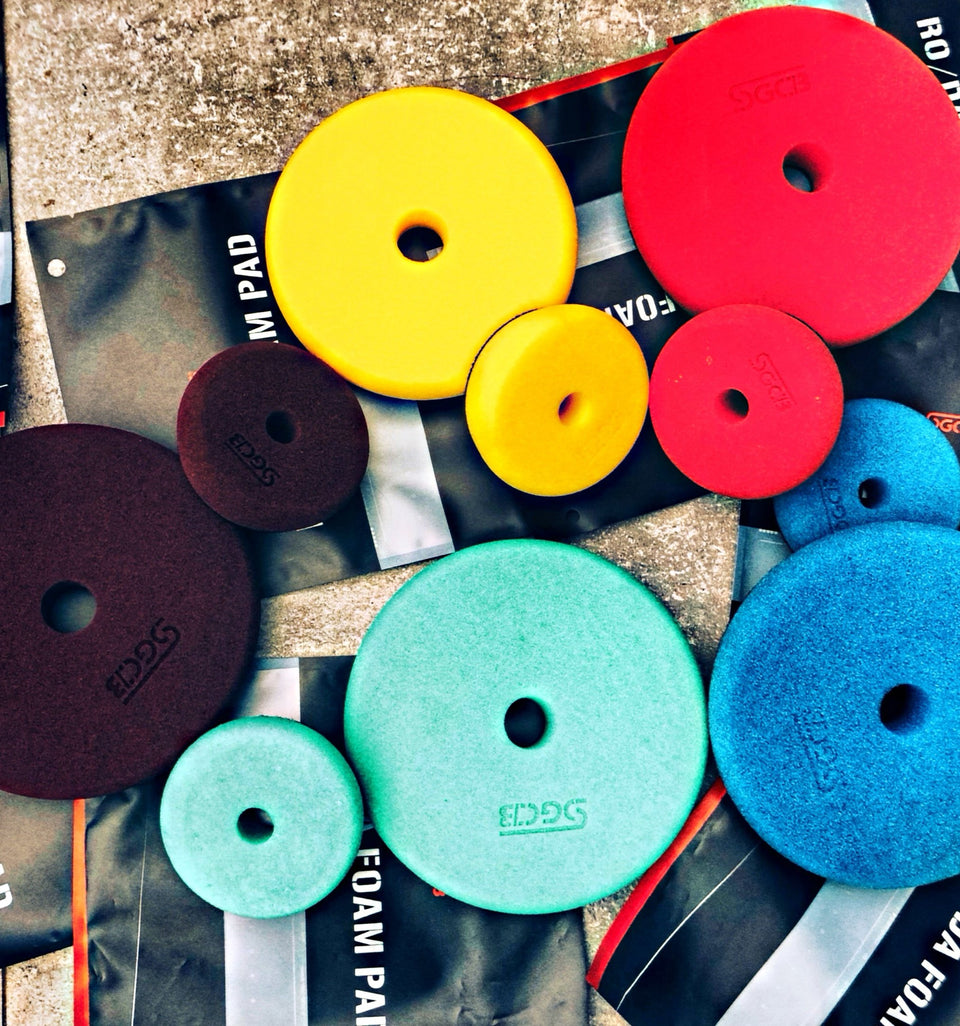 3” RO DA Foam Compouding Buffing Finishing Pad - SGCB AUTOCARE