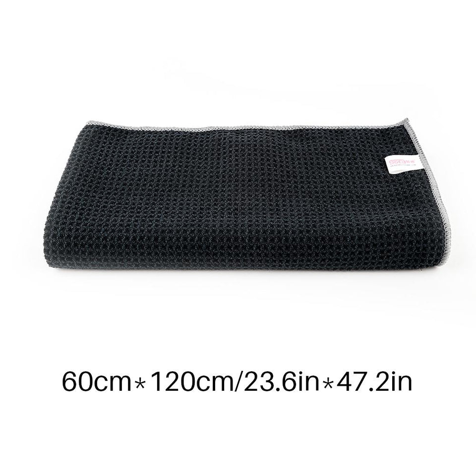 24”x47” Waffle Weave Microfiber Car Wash Dry Detailing Towel - SGCB AUTOCARE