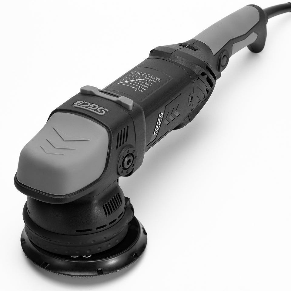 SGCB Pro Rotary Polisher 5" DA Polisher Variable Speed Soft Start Constant No Load Speed Electrical Dial Self-Locking