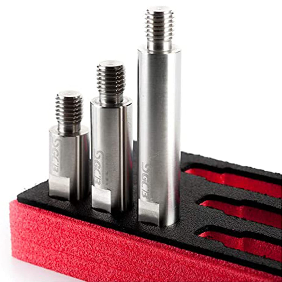 SGCB Ultra Stainless Steel Mini Rotary Extension Shaft Set of 3