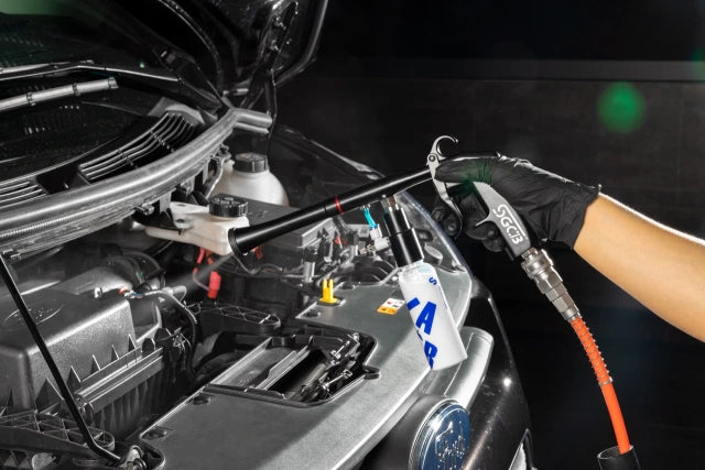 SGCB Coating Spray Gun – Precision Atomization & Rotating Airflow for Engine, Leather & Dashboard Finishing