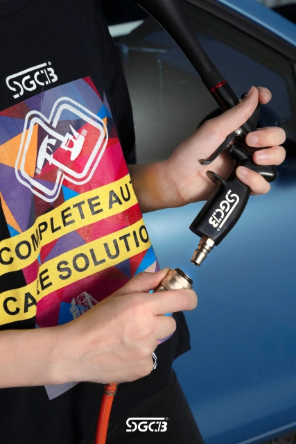 SGCB Air Blow Gun luminum Handle, Copper-Tipped Nozzle & Focused Flare Head for Efficient Cleaning
