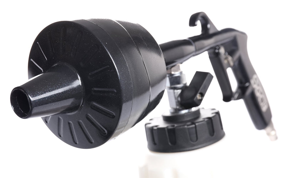 SGCB Foam Cannon Gun, 90 PSI Foam Blaster 1L Bottle Snow Mousse Foam Lance Adjustable Valve Pressure Washer Sprayer Car Foamer Gun With 1/4" Quick Cleaning Connector for Detailing Car Truck SUV Tool