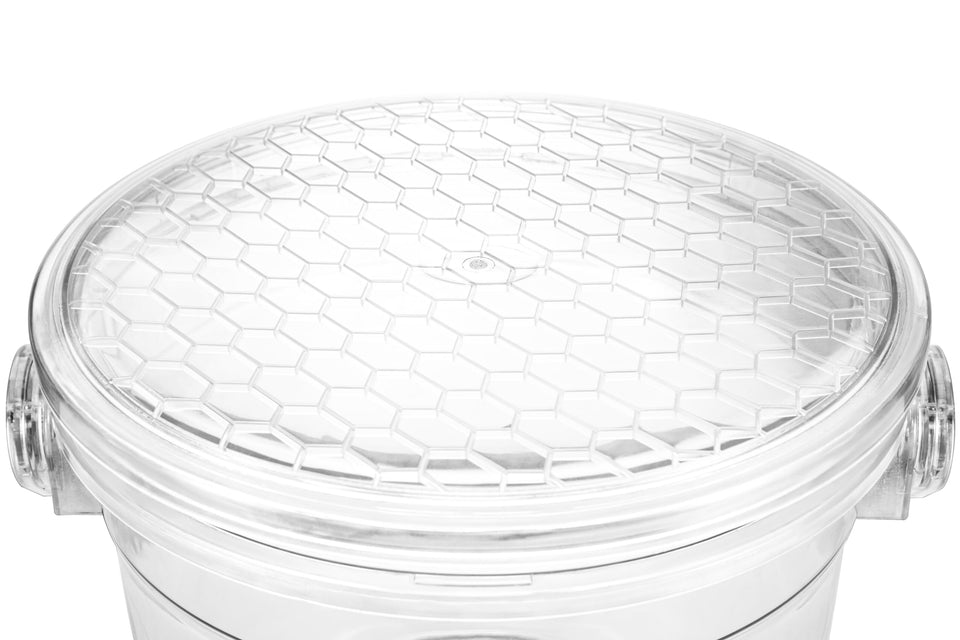 SGCB Car Detailing Bucket Heavy Duty Wash Bucket Transparent Bucket for Car Cleaning