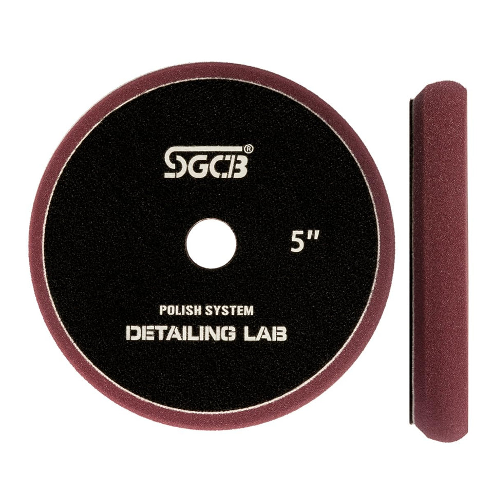 SGCB Pro 6" RO DA Buffing Polishing Pad Buffer Pads Hook and Loop Buffing Foam Pads Sponge Polish Pad 4Pcs Coarse to Fine for 6 Inch RO DA Rotary Polisher Compounding, Polishing, Finishing and Waxing