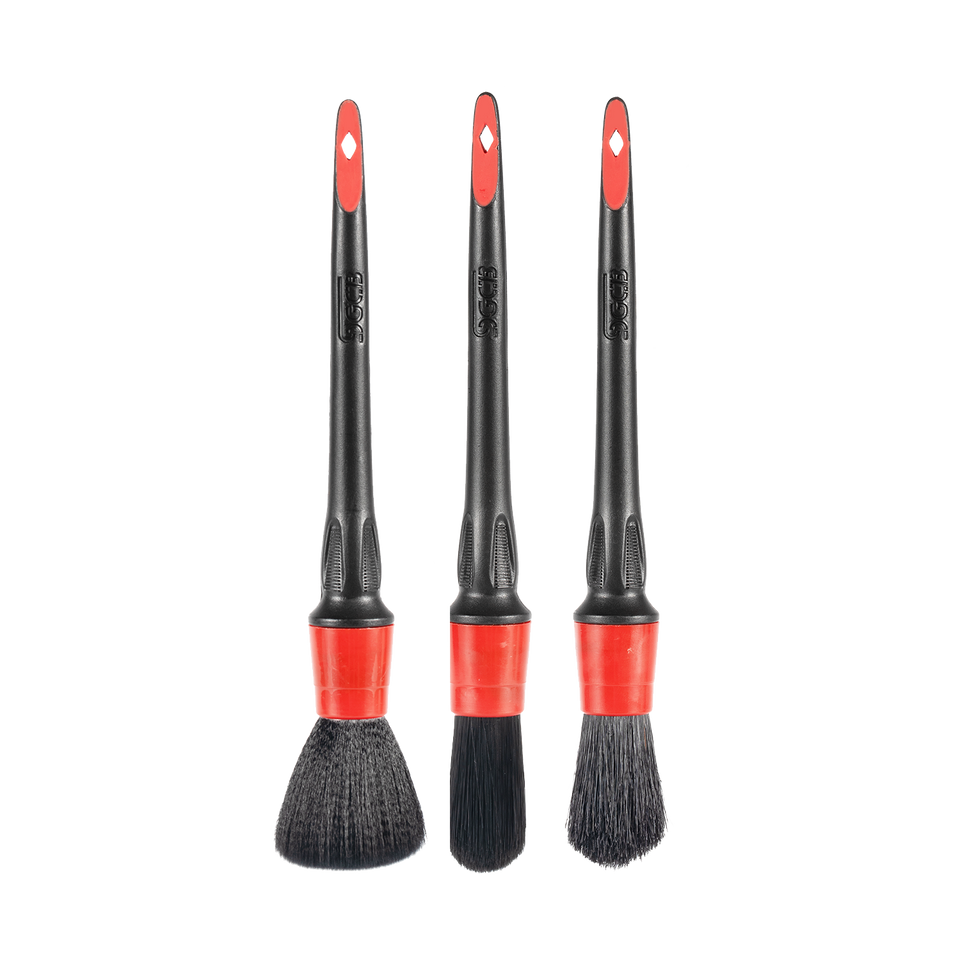 SGCB 3 Pcs Pro Soft Car Detailing Brush Set