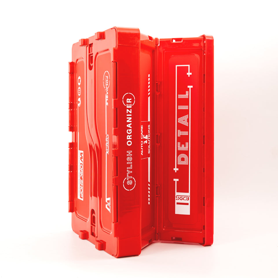 SGCB Collapsible Storage Bin Plastic Foldable Crate 36L