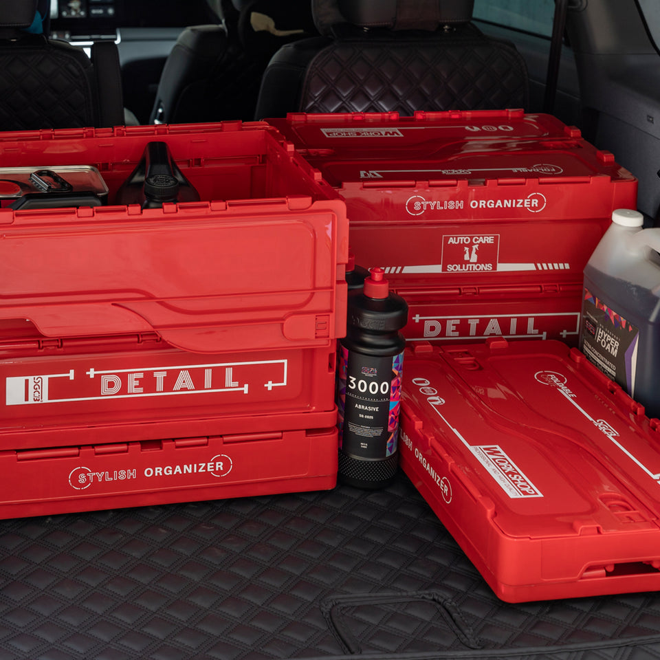 Car Pattern Portable Storage Bin With Sturdy Handles Durable - Temu