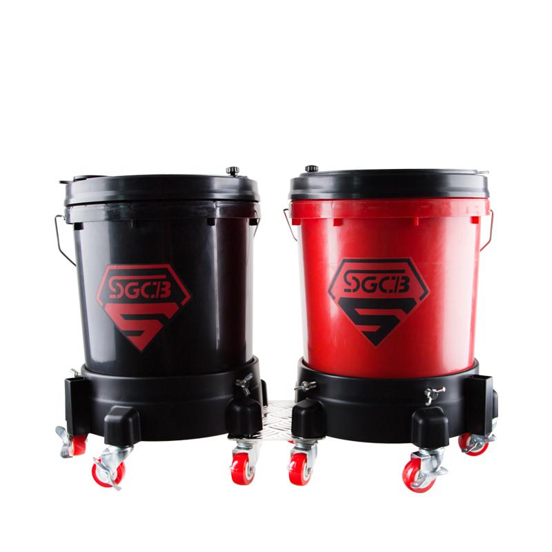 12 Inch Removable Rolling Bucket Dolly for 4.4 Gal Bucket Car Wash System - SGCB AUTOCARE