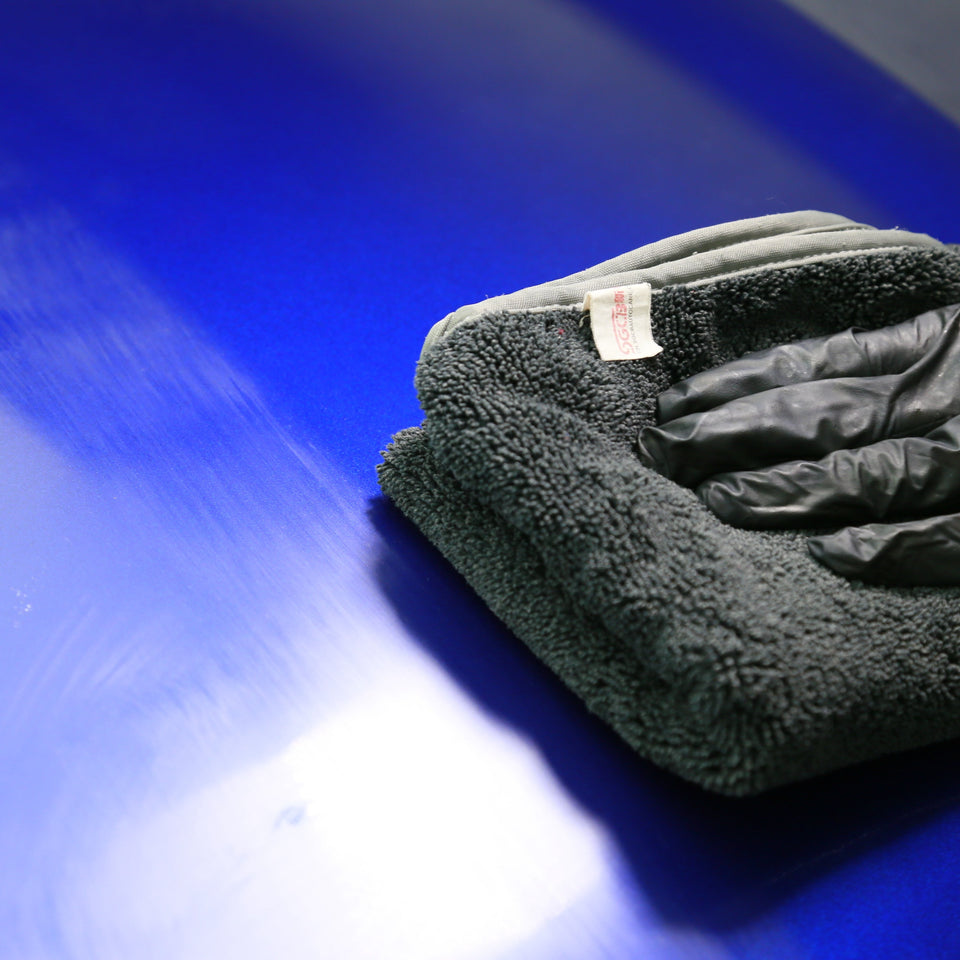 16” x 24” Edged Microfiber Car Cleaning Wax Remove Towel - SGCB AUTOCARE