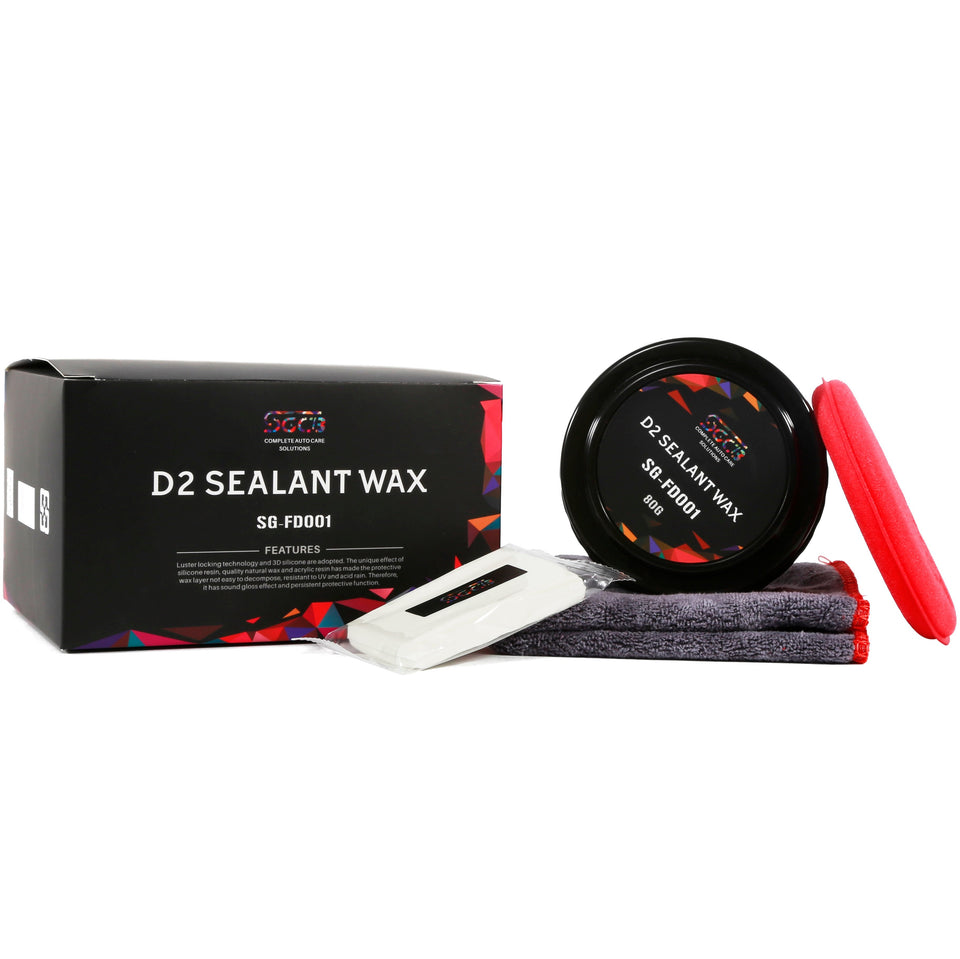 D2 Car Paint Sealant Carnauba Wax Paste Kit - SGCB AUTOCARE