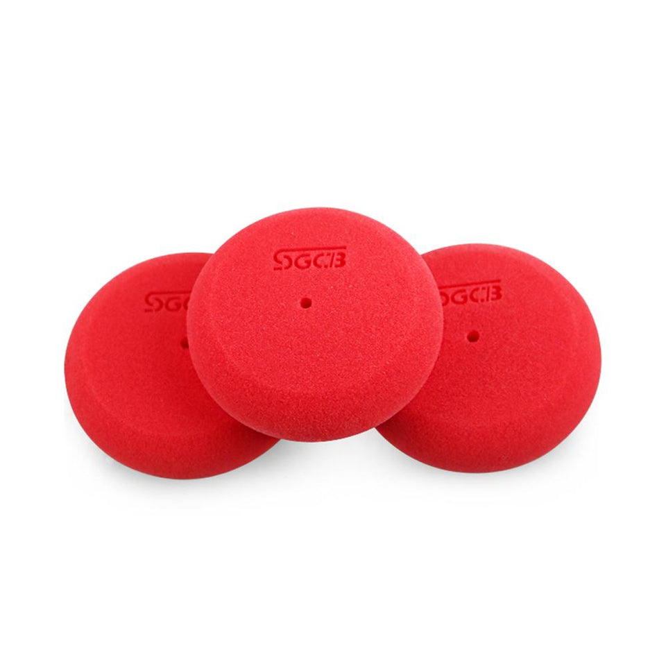 3.7” Edgeless Hand Polishing Foam Wax Applicator Pad Kit - SGCB AUTOCARE